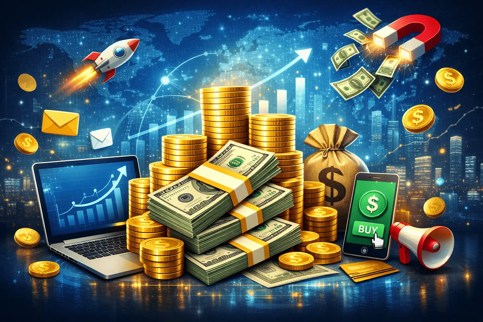 طرق الربح من الانترنت باستخدام التسويق الرقمي والعمل عبر الإنترنت